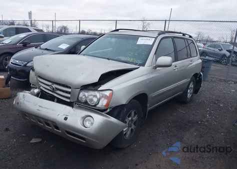 2002 Toyota Highlander Limited V6 from USA, damaged, VIN JTEGF21A420042170
